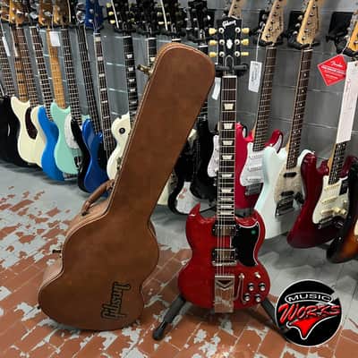 Gibson   Sg 61 Standard S ID Eway Vibrola Vintage Cherry image 11