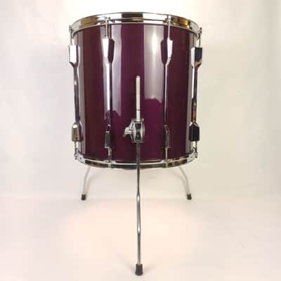 Tama 16x16"Floor Tom Drum Majestic Purple Rockstar DX Vintage 90s Japan MIJ 9Ply image 4