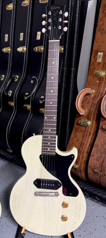 2025 Gibson Custom Shop Murphy Lab 1957 Les Paul Junior – Ultra Light Aged TV White MINT image 1