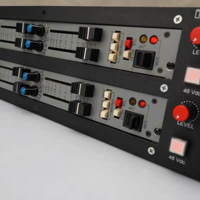 2 Trident A-Range Console Channel Strips In Boutique Audio Powered Rack #55794 image 16
