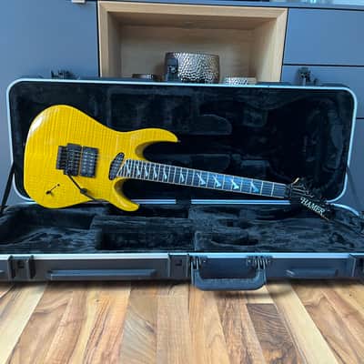 Hamer Californian Elite USA Flame Maple Ebony Boomerang image 1