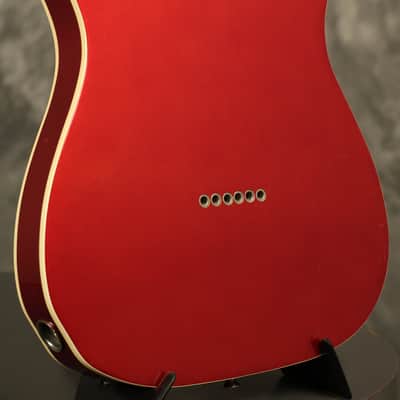 1985 Fender '62 reissue Custom Telecaster Double Bound Candy Apple Red MIJ Japan image 12