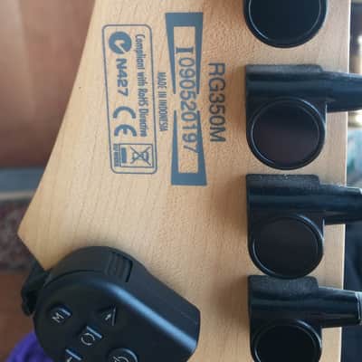 Ibanez RG350M + Gotoh GE1996T Trem upgrade + Brass block + Hardshell case. image 5