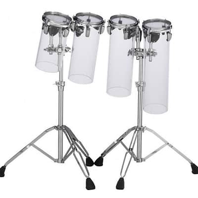 Pearl 6"x12" Crystal Beat Ultra Clear Acrylic Rocket Tom Drum $110.00 image 2