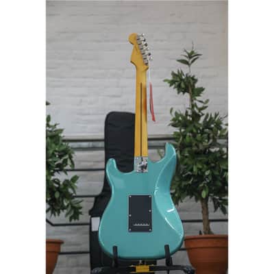FENDER American Professional Classic Stratocaster HSS RW Faded Sherwood Green Me image 4
