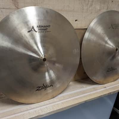 Zildjian 14" A Series Armand Hi-Hat Cymbals (Pair) 2007 - 2013 - Traditional image 2