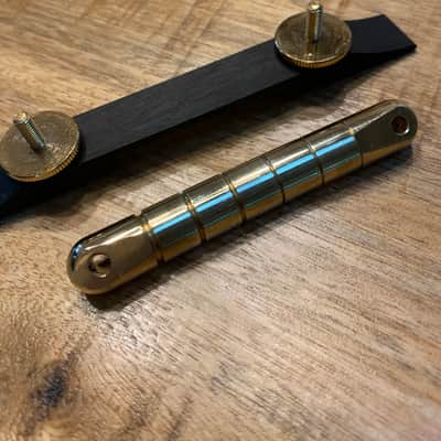 Tru-Arc Rock Steady SerpenTune Bar Bridge -  Compensated Brass image 5