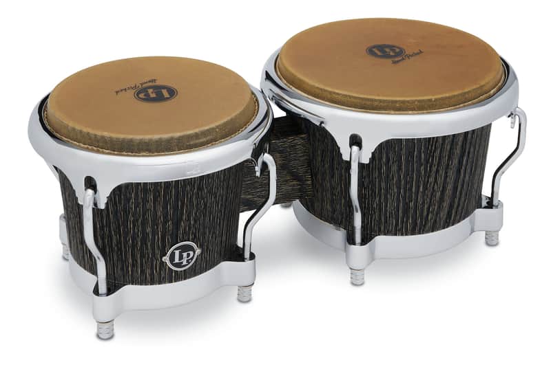 Latin Percussion LP201SA Uptown Series Bongo Set - Sculpted Ash with Chrome Hardware image 1