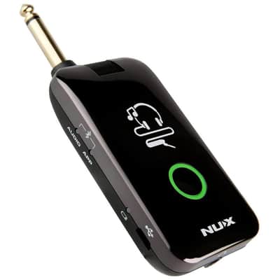 Mint NUX Mighty Plug MP-2 Guitar and Bass Modeling Headphone Amplug Bundle with 12X Guitar Picks and Instrument Polishing Cloth - Bluetooth,13 Amplifier Models,20 IR,19 Variety of Effects image 3