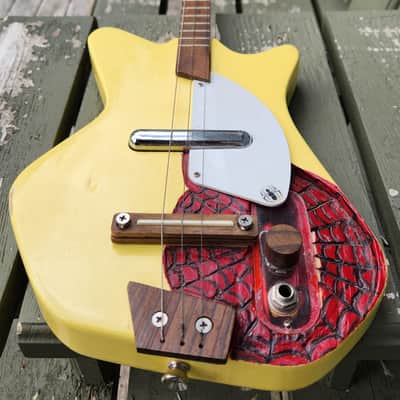 Loog / Third Man Model VI TV Yellow Mini Electric 2010s USA image 14