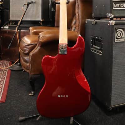 Squier Limited Edition Paranormal Rascal Bass HH Candy Apple Red (Used) image 4