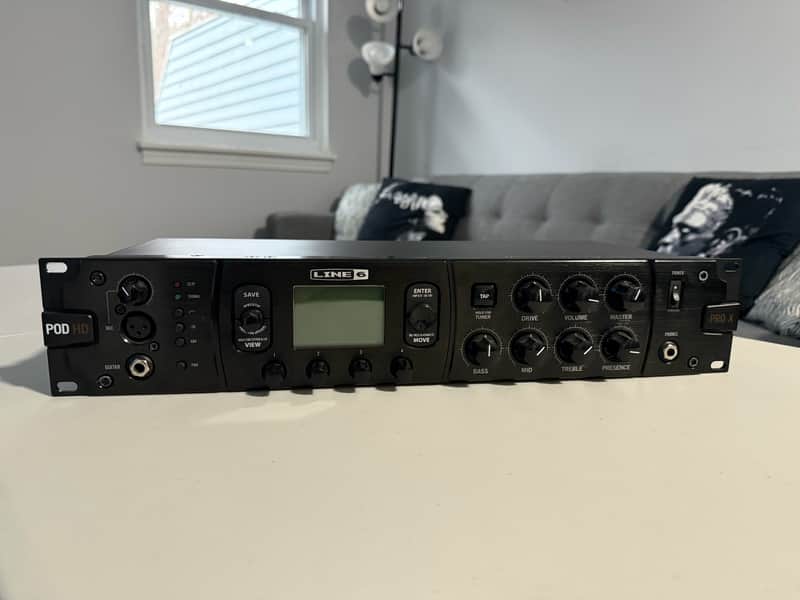 Line 6 POD HD Pro X Rackmount Multi-Effect and Amp Modeler 2013 - 2023 - Black image 1