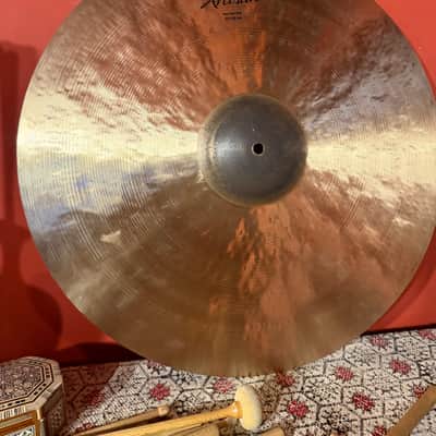 Sabian 22 Inch Artisan Raw Bell Ride Cymbal  3258 grams #109 DEMO VIDEO 2022 image 1