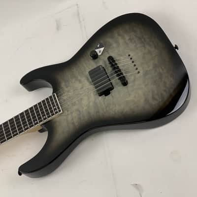 ESP LTD M-1001NT Electric Guitar QM Quilted Maple Charcoal Burst Brand New - M1001NT - Korea image 7