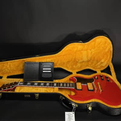 Gibson Custom M2M SG Custom - Racing Red Double Stinger Gloss Gold Hardware image 11