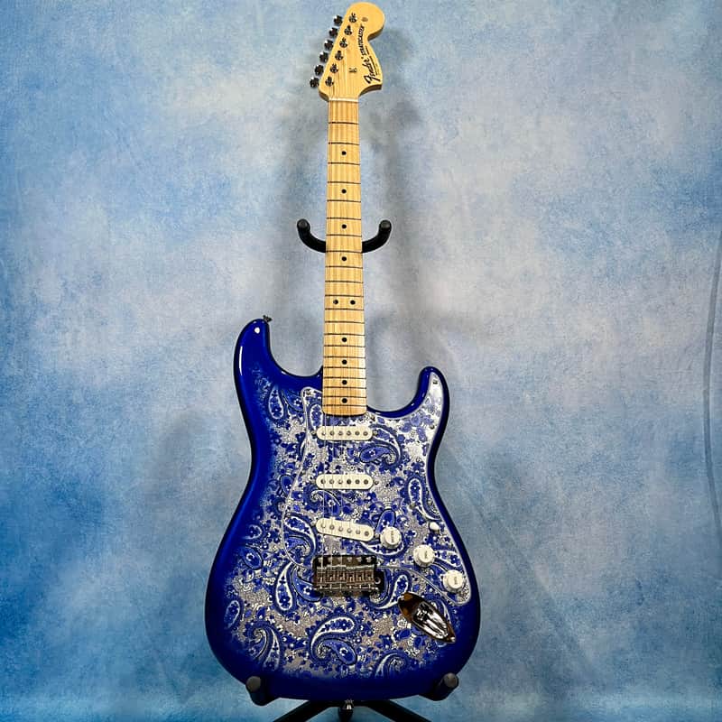 *NEW IN BOX* 2026 Fender Japan Limited Edition Indigo Paisley Stratocaster, Fender Tokyo Store Exclusive, MIJ