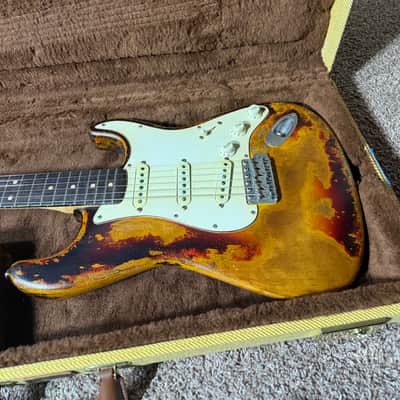 Nacho 2024 Early 60s Strat “Rory” - Aged Sunburst image 19