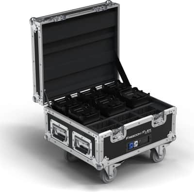 Chauvet DJ Freedom Flex H9 IP X6 Wash Lights with Rolling Case image 1