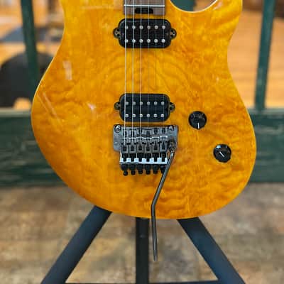2026 EVH Wolfgang WG SS Electric Guitar Standard Baked Maple Translucent Amber image 4