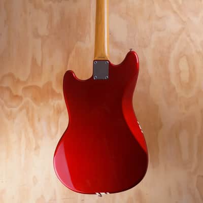 Fender MG-69 Mustang Electric Guitar in Candy Apple Red, Made in Japan (Used) image 4