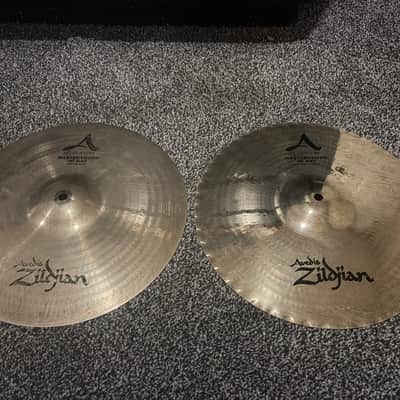 Zildjian 14" A Custom Mastersound Hi-Hat Cymbals (Pair) - Brilliant image 1
