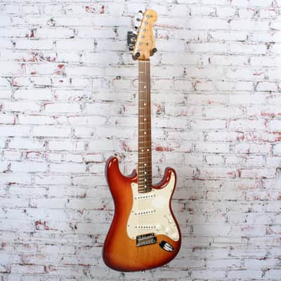 Fender 2008 American Standard Stratocaster Electric Guitar Sienna Sunburst w/OHSC USED image 5