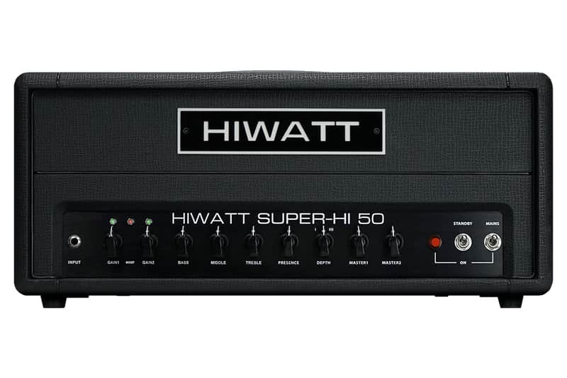 Hiwatt SUPER-HI 50 Head - 50W 2-Channel Amp w/ Extreme Gain image 1