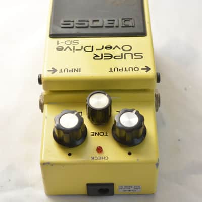 BOSS SD-1 Super OverDrive Black Label Made in Taiwan 1995 imagen 6