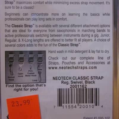 Neotech 2001162 Classic Swivel Hook Saxophone Neckstrap image 3