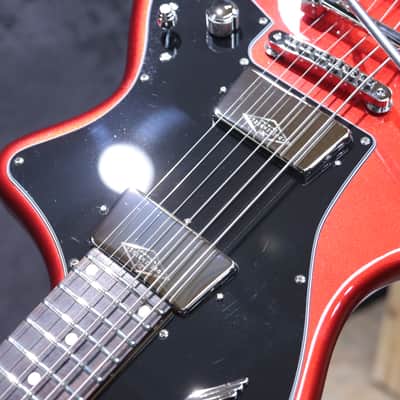Duesenberg Julietta Baritone Catalina Red Solid Alder Body Electric Guitar w/Bag image 13