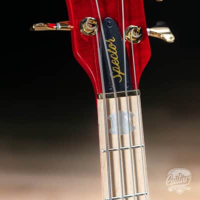 Spector Euro 4 LX Maple Fingberboard Bass Guitar – Black Cherry Gloss image 5