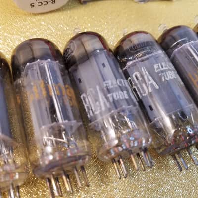 RCA ONE (1) 6CG7 tNOS AT1000 TESTED Balanced! PI Vacuum Tube T2 dual triode 1959-1962 image 5