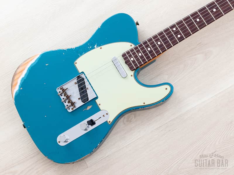 2025 Fender Custom Shop 1963 Telecaster Heavy Relic Ocean Turquoise w/ Case, CoA image 1