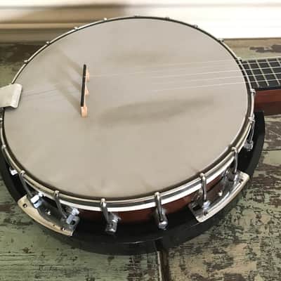 1970s or 1980s Vintage Bently 5 String Resonator Banjo w/Case - Set Up - Very Nice image 1