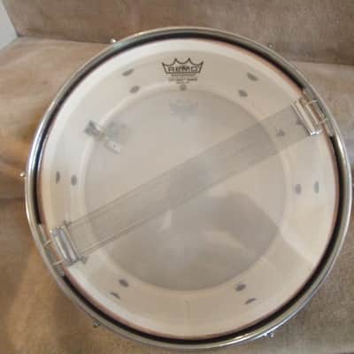 Ludwig Vintage pioneer pink champagne sparkle snare drum 1960s keystone badge outstanding! image 13