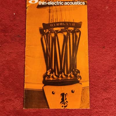 Gibson Thin-Electric Acoustic Catalog 1970 image 1