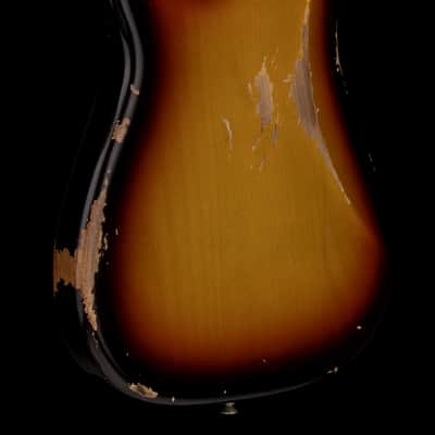 Fender Custom Shop Empire 58 Precision Bass Heavy Relic - Faded Aged Chocolate 3-Color Sunburst #87001 image 8