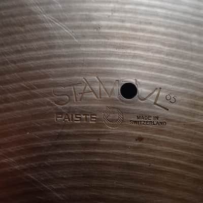 Paiste Stambul 65 — 18" Pre-serial (1460g) Vintage B8 1965-1971 - Traditional image 7