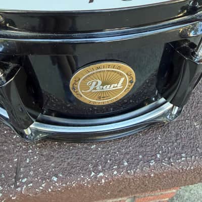 Immagine Pearl VPX1455S/B31 Limited Edition Vision VX 14x5.5" Birch Snare Drum 2010s - Black with Black Hardware - 3