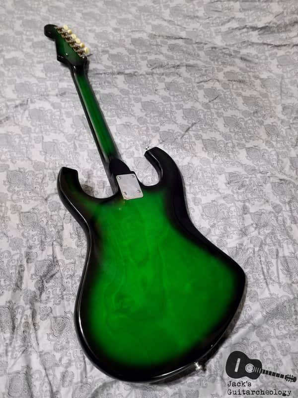 Kimberly 4 Gold Foil Pickup MIJ Electric Guitar (1960s, Greenburst