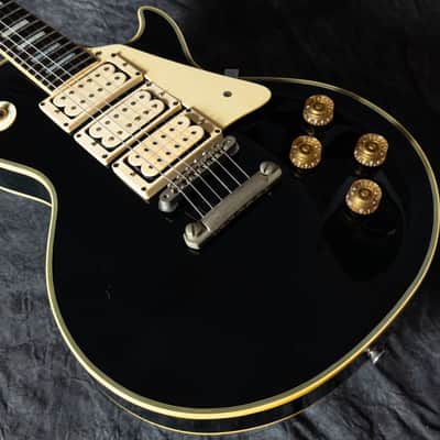 Greco EG-500C 3PU Super Power Les Paul Custom 1980-1982 - Black - VERY GOOD condition image 6