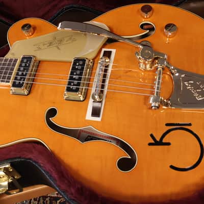 Gretsch G6120T-55 Vintage Select Edition '55 Chet Atkins, Vintage Orange Stain Lacquer image 9