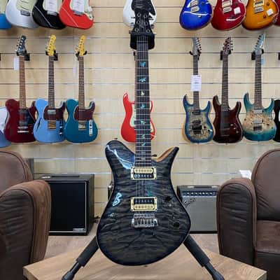 Brogi Vanguard Custom Guitar 2007 Black Transparent image 8