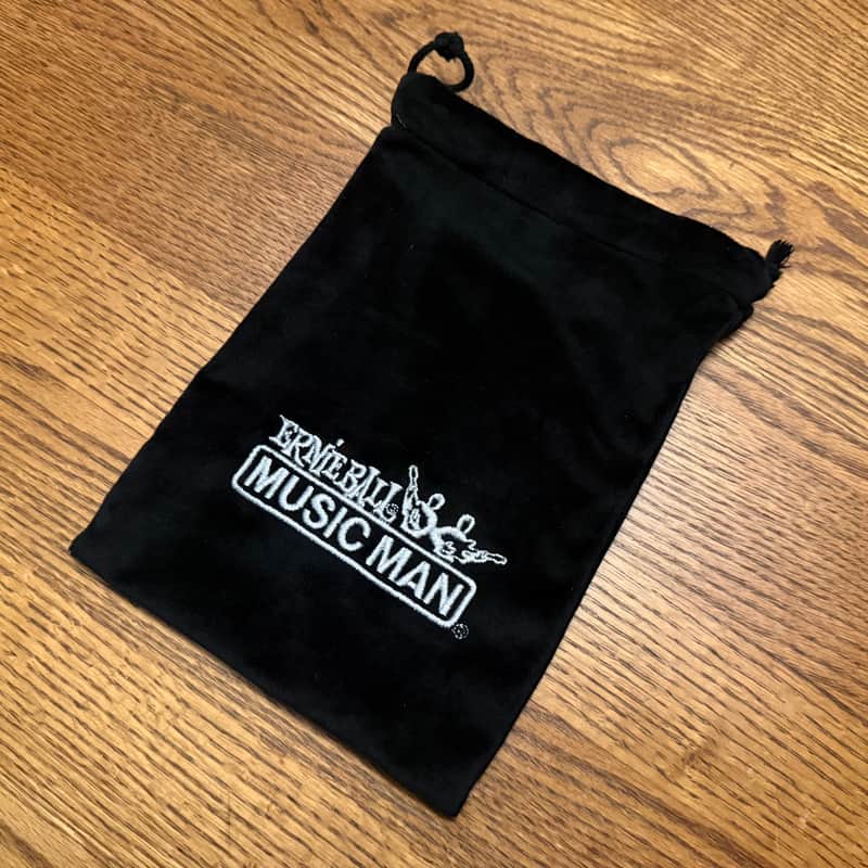 Genuine Ernie Ball Music Man Black Velvet Accessory Bag Pouch Satchell image 1