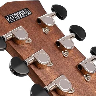 Cort Core Series CORE-OC OPLB Orchestra Cutaway Acoustic-Electric Guitar w/ Case – Solid Spruce Top, Open Pore image 18