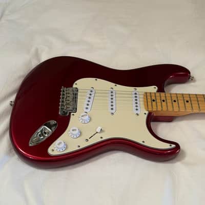 2013 Fender American Standard Stratocaster - Mystic Red Metallic - Upgrades - Free Pro Setup image 2