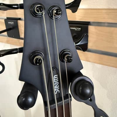 Schecter Stiletto Stealth-4 Active 4-String Bass 2010s - Satin Black image 6