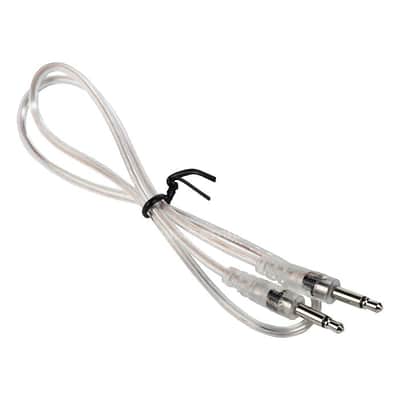 Doepfer A-100C 50T Eurorack Patch Cable - Transparent (50cm) image 4
