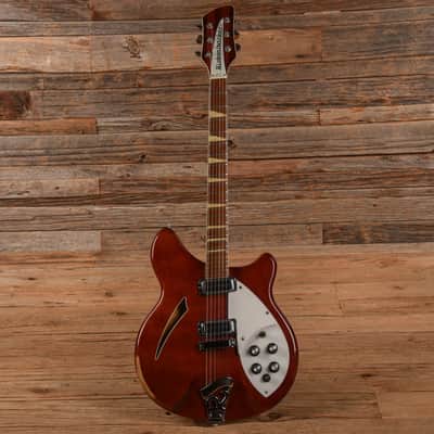 Rickenbacker 360SF Slanted Fret Burgundy 1972 image 4