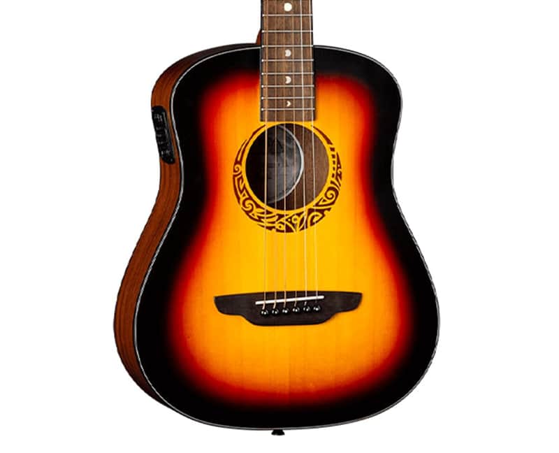 Luna Safari Tribal Travel Acoustic/Electric Guitar - Open Box image 1